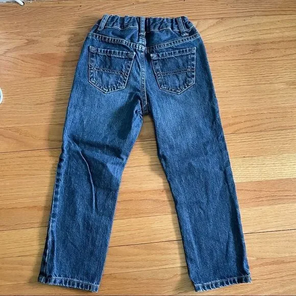 The Children’s Place Boy’s Stretch Straight Leg Denim Regular Jeans Size 5 - Picture 9 of 11